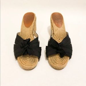Christian Louboutin black wedges 36